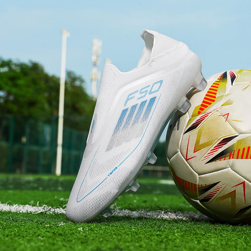 Outdoor Sport Court - 新しい男性サッカーシューズプロフェッショナルトレーニングシューズマッチスニーカー超軽量ユニセックスサッカーブーツ草屋外スポーツノンスリップ