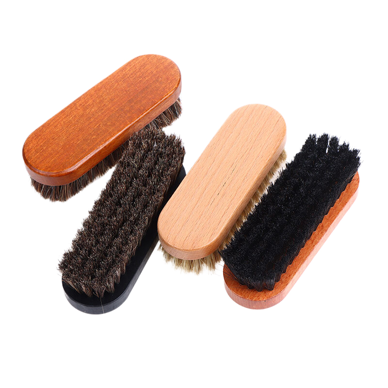 1個入り 靴磨き用馬毛ブラシ 木製ハンドル付き レザーブーツ - Brushing Boot Horse のレビューと価格