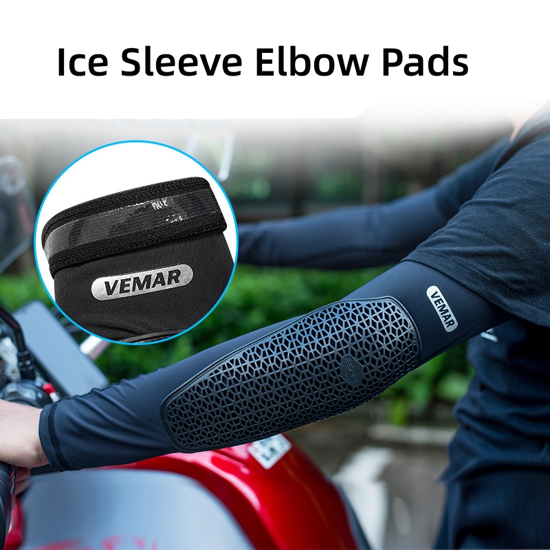 通気性のあるアイスシルク製サマー膝肘パッド、落下防止、速乾性 - Mtb Elbow Pad のレビューと価格
