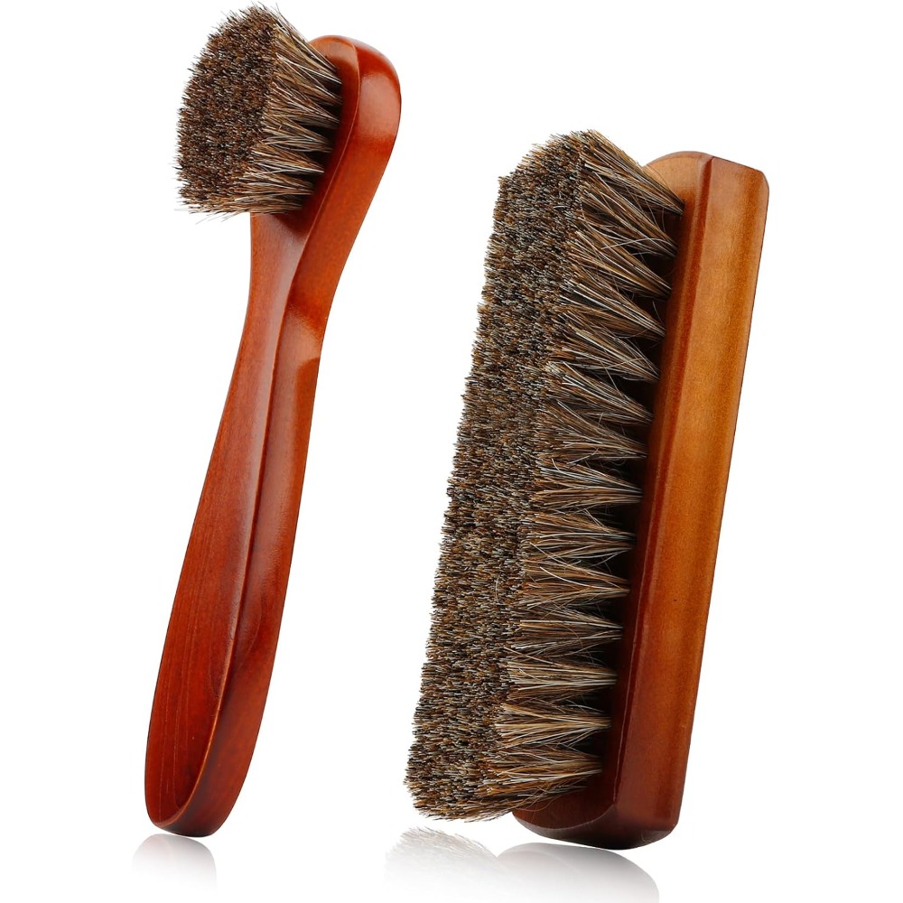 2個入り馬毛靴ブラシセット、プロ仕様の革製ブーツクリーニング - Brushing Boot Horse のレビューと価格