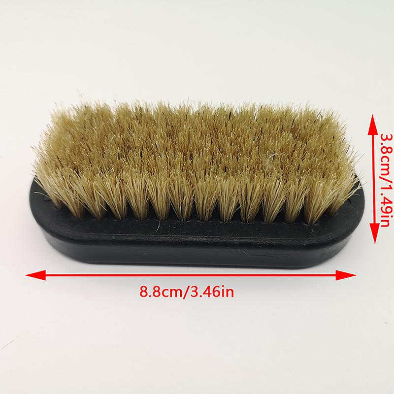 靴磨きブラシ レザー豚毛 ソフト研磨ツール クリーニングブラ - Brushing Boot Horse のレビューと価格