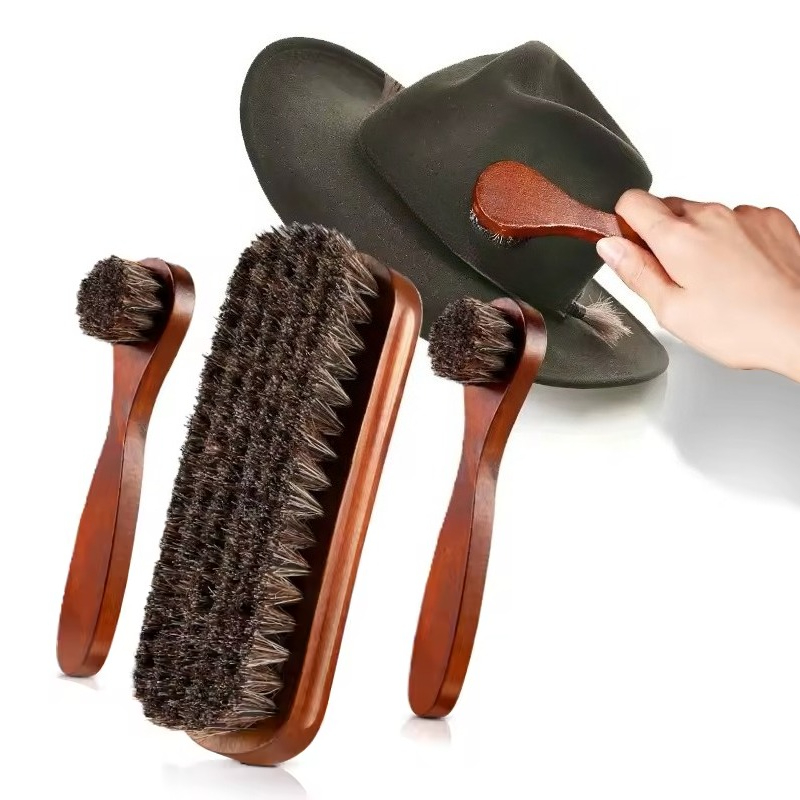 馬毛靴ブラシセット革ブーツ磨きケアブラシスエード靴車用3個入 - Brushing Boot Horse のレビューと価格