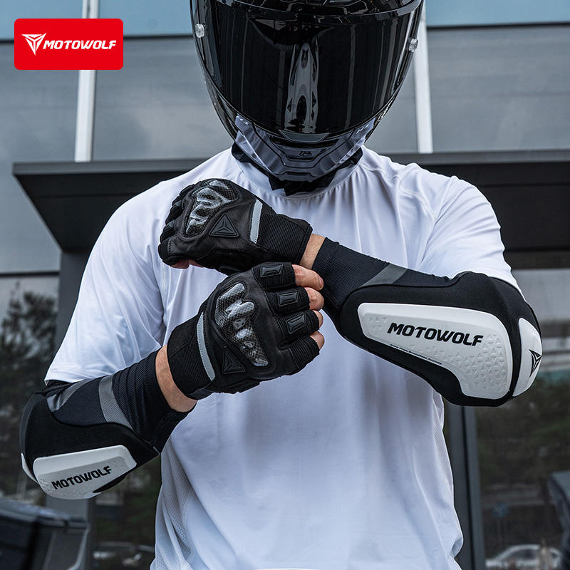 新しいオートバイ肘パッド弾性通気性アームスリーブ MTB サ - Mtb Elbow Pad のレビューと価格