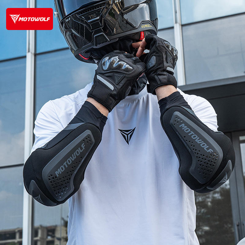 新しいオートバイ肘パッド弾性通気性アームスリーブ MTB サ - Mtb Elbow Pad のレビューと価格