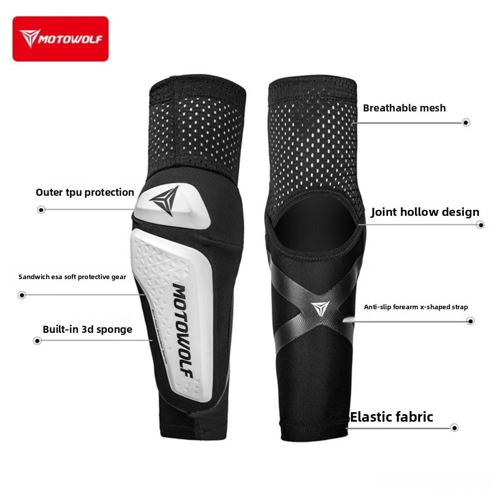 バイク用エルボーパッド、MTBエルボーガード、通気性のあるア - Mtb Elbow Pad のレビューと価格