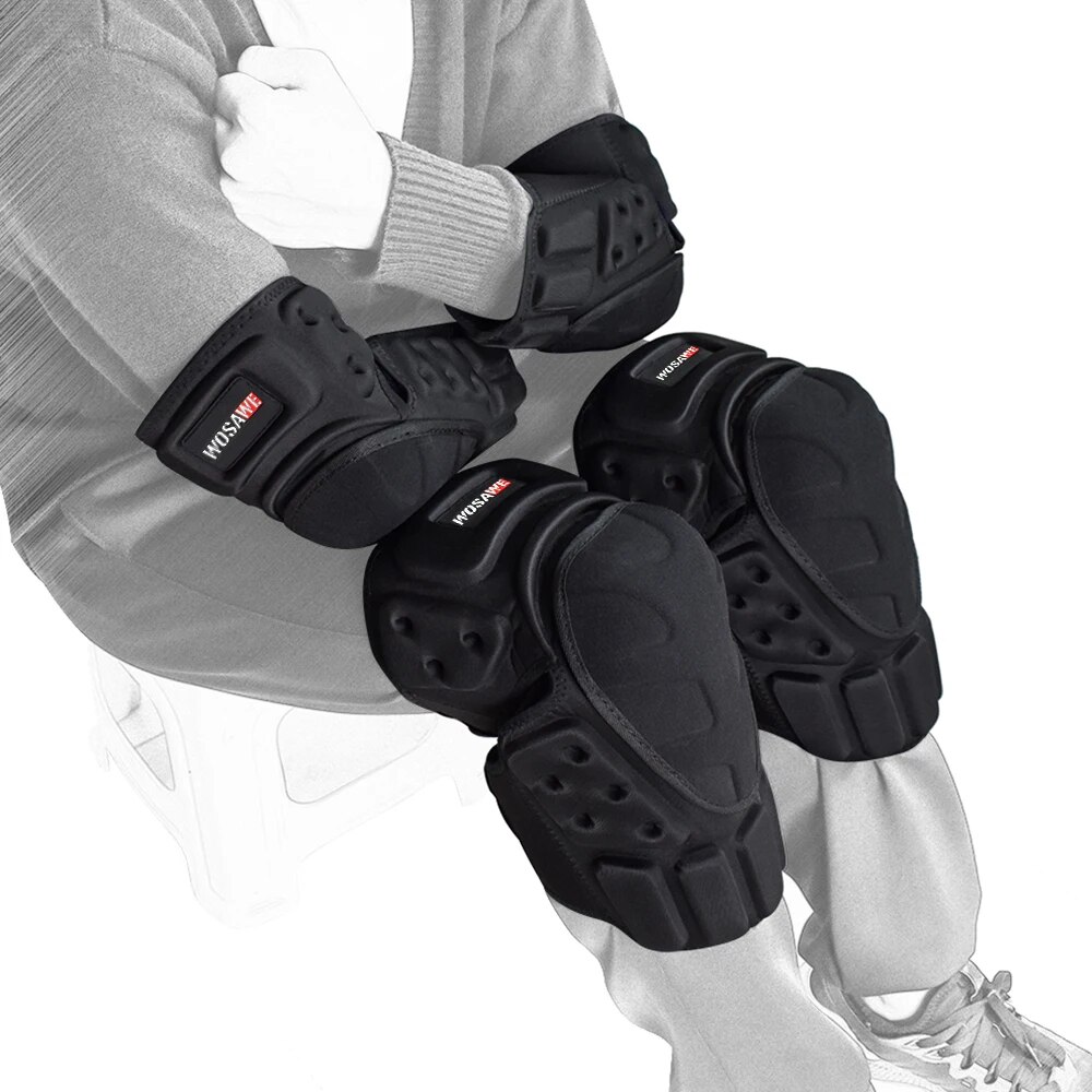 Woswe mtbオートバイ膝プロテクターモトクロススノーボ - Mtb Elbow Pad のレビューと価格